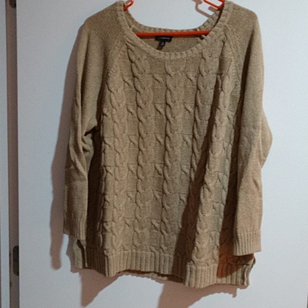 Talbot's tan sweater